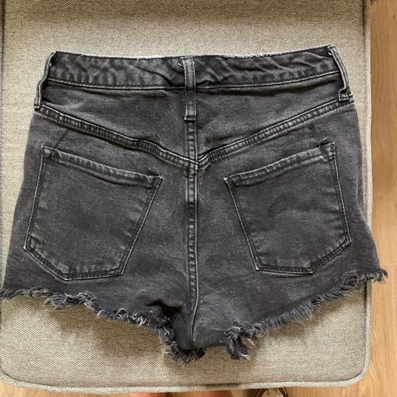 Black Ripped Shorts - Picture 2 of 3